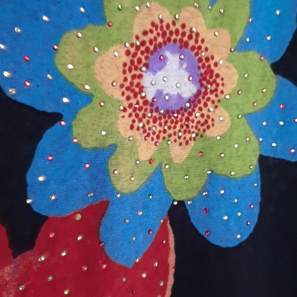 Slinky sleeveless top with bling - Picture 2 of 3